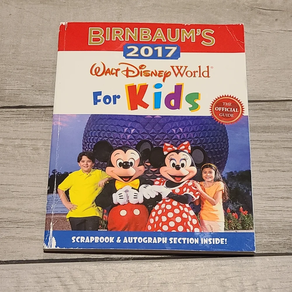 🐣2017 Walt Disney World for Kids book🧋💫☃️🦋🍍🐠🍬🍿🍕🐬